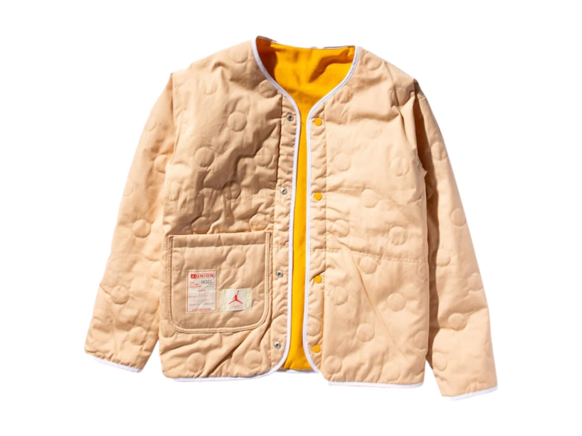 Jordan x Union M J LINER Jacket Sport Gold/White Onyx